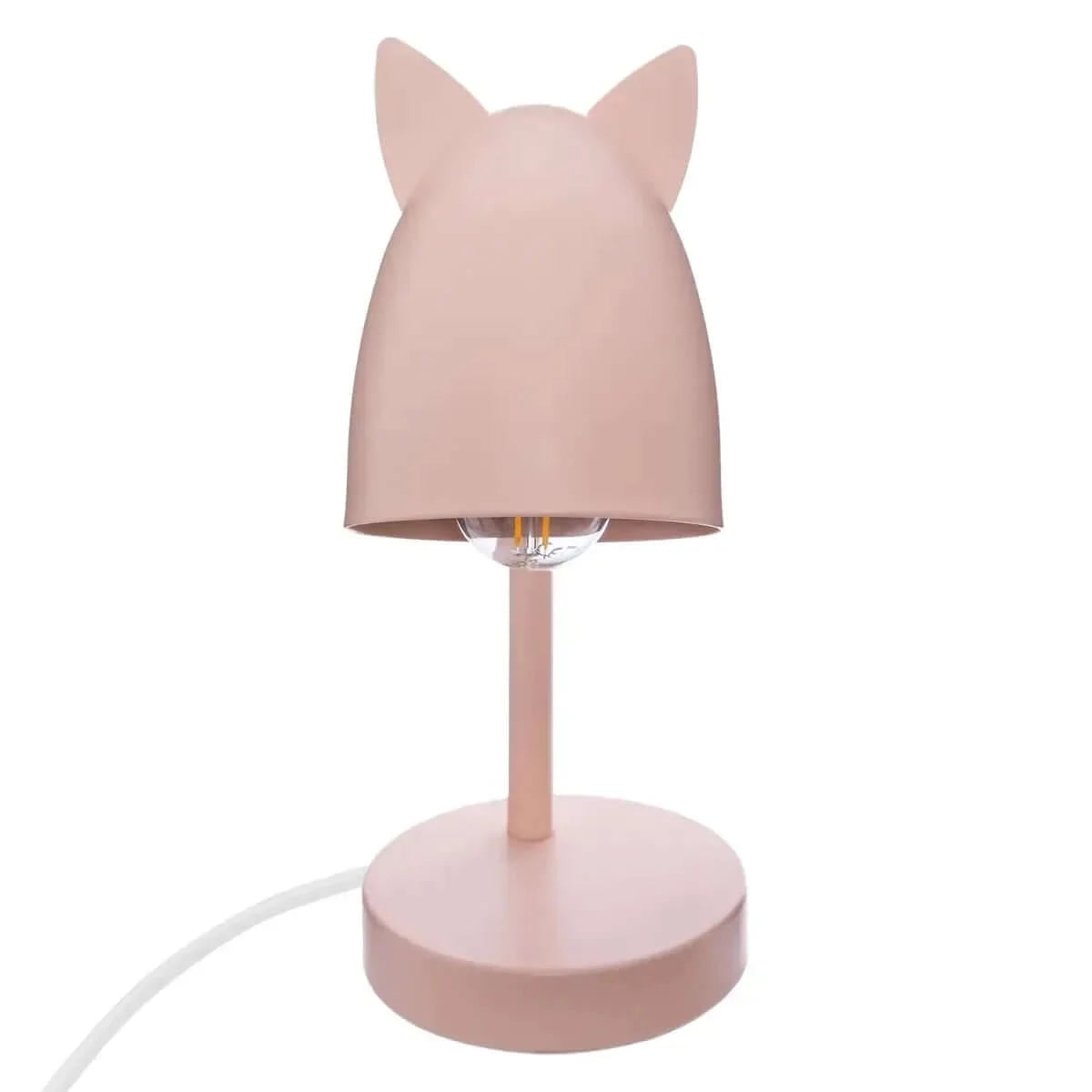 Lámpara de mesa orejas rosa