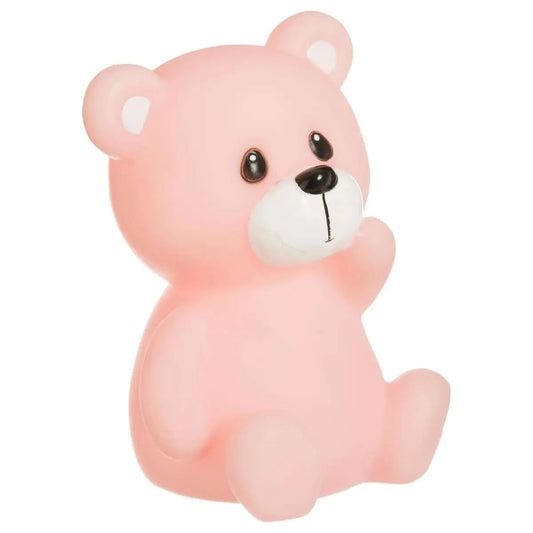 Lámpara veladora oso rosa