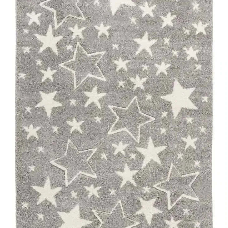 Alfombra infantil estrellas 80 x 150 cm