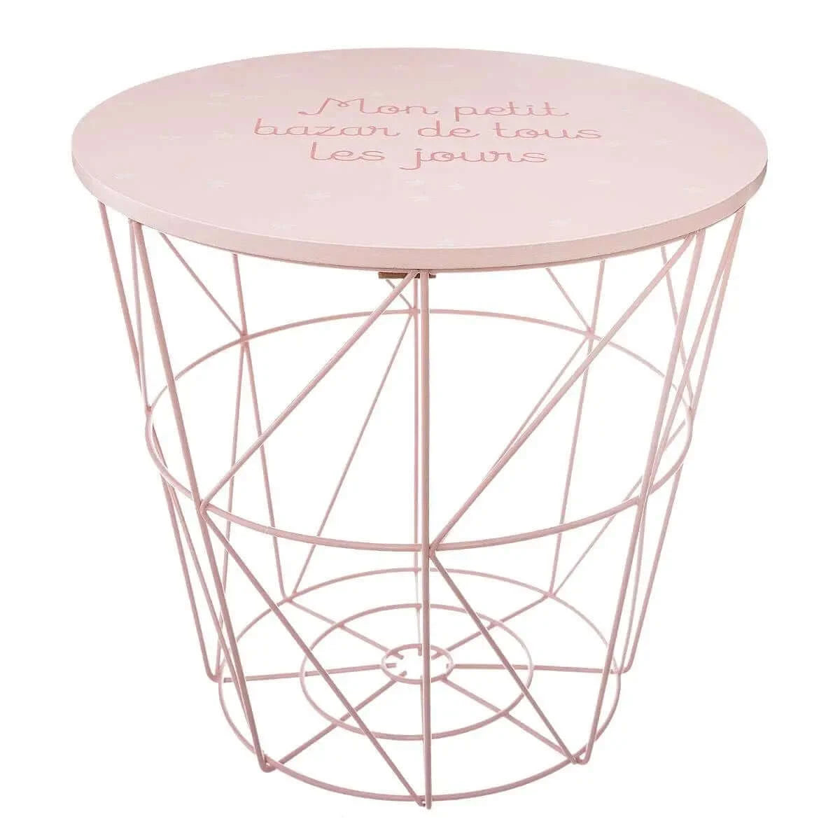 Mesa de café 30 cm rosa